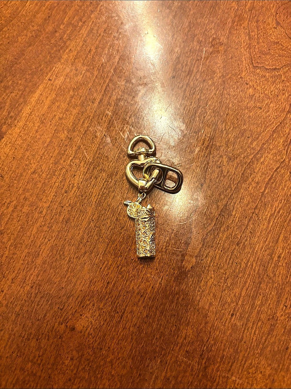 Gold-Tone Carabiner Charm Set